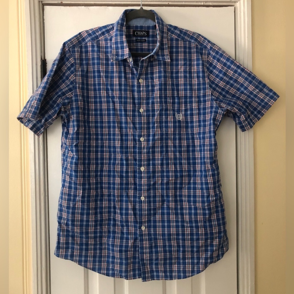 Chaps Easy Care short Sleeved button down shirt